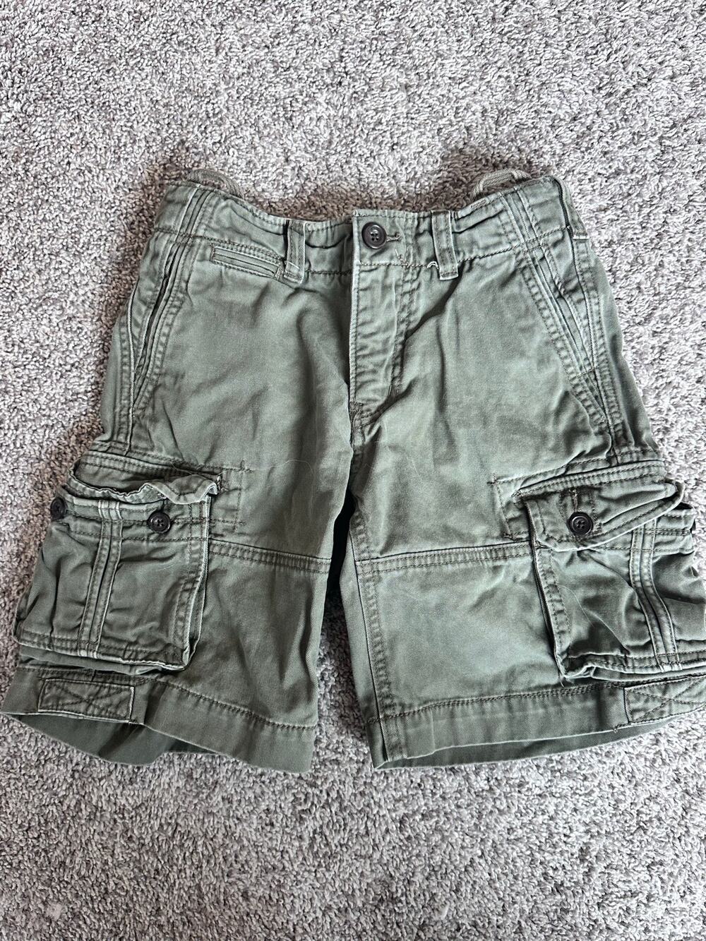 GAP Kids Boys Size 7 Regular Olive Green Cargo Shorts